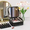 Bolsa de Maquillaje Iluminada de Alta Gama, Estuche de Maquillaje de Gran Capacidad, Espejo de Pantalla Completa, Luz de Relleno de Tres Colores, Caja de Almacenamiento Portátil para Viajes