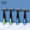 Lamera 3 camadas de aço inoxidável lâmina masculina ancinho faca axila cabelo navalha navalha 4 pacote A0912