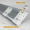 Zócalo de aleación de aluminio hebilla estilo americano lujo ligero metal engrosado acero inoxidable zócalo esquina de pared de ladrillo de porcelana pegatina tira de cierre
