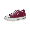 Zapatos de Lona para Mujer 2026 Primavera Nuevo Estilo Slip-On Punta Redonda Con Cordones Planos Suela Suave Antideslizante Suela Gruesa Tenis Casuales