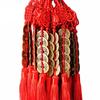 Colgante de Dinero de Cinco Emperadores Cobre Real Nudo Chino Decorativo Interior Coche Colgante Trasero Seis Emperadores Dinero de Cobre Latón Engrosado Puerta a Puerta