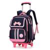 Mochilas Escolares para Niños con Carrito, Grados 3-5-6, Edades 6-12, de Tres Ruedas, Ruedas Grandes, Ligeras, Reductoras de Carga, Resistentes al Desgaste