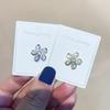 Novo Broche Pequeno de Cobre com Zircônia Incrustada Estilo Coreano de Alta Qualidade Feminino Fivela Anti-Exposição Fivela Fixa Roupas Acessórios de Verão