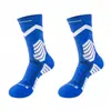 Calcetines de verano para hombre, de media pantorrilla, engrosados, antideslizantes, resistentes al desgaste, con suela de toalla, para entrenamiento práctico, correr, deportes y fútbol