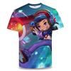 A Glória do Rei Manga Curta Ma Chao Shenwei Rei Camiseta de manga curta Tesouro Supremo Li Bai Han Xinlan Xiaoyao Roupas de Estudante