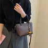 Bolso Cubo Tejido de Textura Niche Coreano para Mujer 2026 Verano Nueva Moda Gran Capacidad para Viajar al Trabajo Hombro Único Cruzado Bolso Pequeño