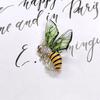 Broche de Esmalte de Abeja Clase Nicho Clase Insecto Clase Elegante Corsage Broche Accesorios de Ropa Venta al por Mayor para Mujeres