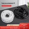 Fabricantes fornecem grandes quantidades de tubo de enrolar preto e branco retardante de chamas tubo de enrolar tubo de enrolar mangueira de enrolar 3-30mm