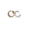 Anel de amor de zircônia galvanizada em ouro real, moda leve, luxo, alto sentido, anel de dedo, design de nicho, joias, atacado