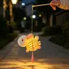 Linternas tejidas de bambú para el Festival de Medio Otoño, nuevos modelos de exhibición para exteriores 2026, linternas de conejo brillantes de mano para niños