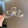 Oferta Especial Transfronteiriça Moda Acessórios de Cabelo Coque Grampo de Cabelo Presilha de Tubarão Presilha com Strass Acessório de Cabelo em Formato de Coração Gravata Borboleta Grampo de Cabelo para Menina