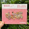 Ímãs de geladeira com fonte metálica, ímãs de geladeira temáticos de cidade, produtos culturais e criativos, ímãs de geladeira de Xuzhou, lembrancinhas de viagem no atacado