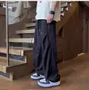 Pantalones de Seda Hielo Transfronterizos para Hombre Verano Nuevo Holgados Adelgazantes Diseño con Caída Pantalones Casuales Americanos de Secado Rápido