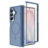 Capa de celular Samsung Fold8 ultra transfronteiriça, magnética, capa lateral com sensação de pele e design de mola, capa tudo-em-um anti-queda zfold8u