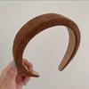 Corea del Sur Dongdaemun otoño e invierno patrón oscuro banda para el cabello celebridad de Internet 2021 Nuevo retro francés alto accesorios para el cabello top de cráneo para mujer