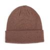 [en stock] nuevo de fábrica gorro de punto de cachemir cálido con vuelta color liso artículo popular transfronterizo alta elasticidad gorro para la cabeza contra el frío