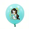 Amazon Cross-border Balões com Estampa das Quatro Princesas Festa de Aniversário Infantil Balões de Látex de Princesa Desenho Atacado