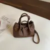 Bolso Cubo de Nicho 2026 Verano Nuevo Simple Moda Elegante Bolso de Hombro Cruzado Bolso de Mano Casual