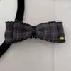 Novo Clip de Banana Xadrez Coreano Outono e Inverno Clip de Cabelo Traseiro Feminino Clip de Rabo de Cavalo Clip Vertical Laço Acessórios de Cabelo Versáteis