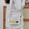 Bolso de Hombro de Moda para Niña Personalizado Graffiti Impresión por Chorro de Tinta Bolso para Teléfono Móvil para Salir Mochila Cruzada Pequeña Fresca para Niña
