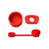 Explosões transfronteiriças plugue anti-transbordamento de silicone copo Stanley de 3 peças Suporte para caneta de 10 mm tampa de palha à prova de poeira plugue anti-transbordamento anti-incrustante