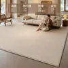 Alfombra de sala de estar en color crema estilo vintage, lavable y limpiable con paño, alfombra de dormitorio estilo retro chino, alfombra para mesa de café, engrosada y antideslizante