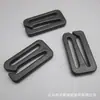 Plástico preto spot fivela aberta japonesa plástico POM 25mm gancho de nove caracteres estojo para óculos gancho de nove caracteres