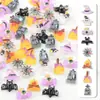 Popular Transfronterizo Mini Arte de Uñas de Halloween Serie de Dibujos Animados Joyería de Resina Douyin Xiaohongshu Joyería para Uñas Venta al por Mayor