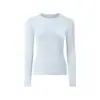 Camiseta Deportiva Casual de Manga Larga Antibacteriana Transpirable Ajustada para Yoga, Running, Entrenamiento, Top de Fitness