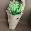 Simulación de orquídea lirio campanilla flor sosteniendo fotos de boda decoración para mesa de centro de hogar, dormitorio, sala de modelos, flores falsas