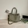 2026 Nova Bolsa Tote de Lona Elegante Minimalista de Grande Capacidade para Mulheres, Bolsa de Ombro Casual para o Dia a Dia Bolsa de Lona