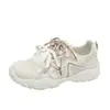Nuevas zapatillas de correr transpirables versátiles 2026, zapatillas casuales estilo coreano con cordones, zapatillas deportivas de otoño para mujer