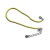 Pulsera Multicolor Colorido Conserva el Color Regalo Caja de Regalo Cadena Cadena de Perlas Cuadradas Colgante de Bola Pulsera para Mujer Venta al por Mayor