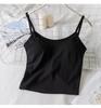 Estilo Coreano Lindo Fio nas Costas Anti-desfiamento Base Leve Renda Interna Push-up Celebridades da Internet Roupa Íntima Peça Externa Camisola Colete Sem Alças Feminino
