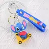 Llavero Lindo de Stitch Transfronterizo Dibujo Animado Muñeco Lilo y Stitch Llavero Colgante para Pareja Regalo Creativo