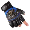Guantes de Medio Dedo Calavera Fantasma Pirata para Hombres y Mujeres Ciclismo al Aire Libre Fitness Antideslizantes Guantes de Rendimiento para Deportes de Ciclismo