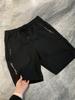 ¡Secado rápido de seda de hielo! 2025 pantalones cortos deportivos casuales de moda con colgante sedoso delgado transpirable de verano para hombre