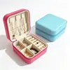 Caja de Joyería Portátil para Niñas, Anillos, Pendientes, Pulseras, Bolsa de Cosméticos a Prueba de Polvo, Dulce Caja de Almacenamiento para Bisutería