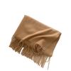 Bufanda de Cachemira Imitación Color Caramelo para Mujer Invierno Estilo Coreano Color Puro Versátil Cálido Chal Primavera y Otoño Estilo Japonés Estilo Bufanda Sencilla