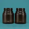Botella de almacenamiento transparente de miel para mascotas, botella de miel de boca pequeña para condimentos, salsa de soja, vinagre, frasco sellado de plástico para alimentos con boca puntiaguda