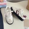 Versão coreana dos sapatos de treinamento amarelos alemães Forrest Gump sapatos Versão coreana da primavera e verão 2025 novos dois sapatos casuais de renda L-2505