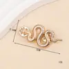 Broches da Nova Série de Animais Pequenos Transfronteiriços, Pins de Lapela de Terno de Luxo de Alta Qualidade, Acessórios Simples Cravejados com Diamantes