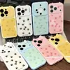 Adequado para Apple 18Promax, Orelhas de Gato, Tela Cheia, Patinhas de Gatinho Fofas, Capas Macias e Rígidas Personalizadas para iPhone