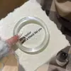 2025 Popular Alta Qualidade Pulseira de Jade Gelo Olho de Gato Pulseira de Jade Lua Branca Pulseira de Pedra Olho de Gato Dourado Champagne Atacado