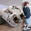 Zapatos de Entrenamiento Retro de Ballet para Niños 2025 Otoño Nuevo Estilo Niños y Niñas Moda Versátil Zapatos Deportivos para Patinar Zapatos Cálidos para Niños