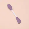 Cepillo de doble cara transfronterizo, silicona, para mascarilla facial de barro, limpieza de poros, salón de belleza, raspador manual, brocha para aplicar