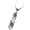 Corbata de lazo estilo JK de Mengdajiang para mujer, camisa de uniforme japonés, corbata a cuadros estilo preppy para hombre