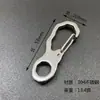 Em Estoque Chaveiro de Aço Inoxidável 304 Fivela de Cintura Masculina Chaveiro de Carro Fivela de Escalada ao Ar Livre Pingente Clipe para Garrafa de Água
