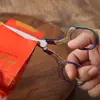 En stock tijeras de punto de cruz tijeras para té tijeras para bolsitas de té mini hilo tijeras pequeñas color acero inoxidable estudiante oficina tijeras flor de ciruelo