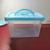 Caixa de armazenamento de armário plástico caixa de acabamento tampa caixa de armazenamento pequeno extra grande snack roupas caixa de armazenamento de brinquedo transparente